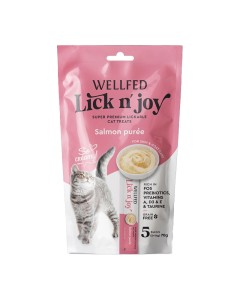 Wellfed Lick N' Joy Salmon Κρεμώδης Λιχουδιά με Σολομό 70gr