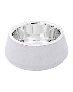 Pet Μπολ Ανοξείδωτο με Βάση Μπαμπού 17cm