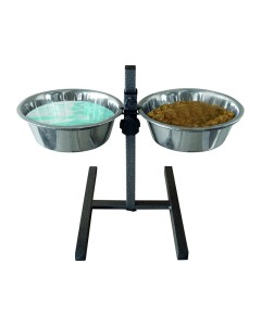 Pet Βάση Ρυθμιζόμενη με 2 Μπολ 2.8L