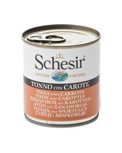 Schesir Dog Τόνος & Καρότα σε Ζελέ 285gr