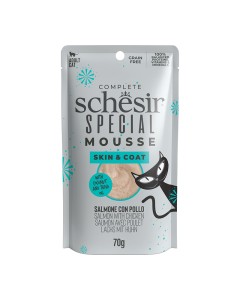 Schesir Cat Special Skin & Coat Σολομός & Κοτόπουλο 70gr