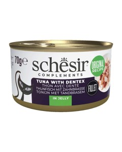 Schesir Cat Τόνος & Συναγρίδα σε Ζελέ 70gr