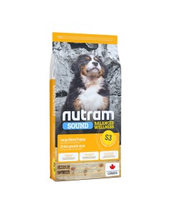 Nutram S3 Sound Balanced Wellness Puppy Large Breed Chicken 11.4kg
