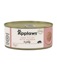 Applaws Cat Τόνος Φιλέτο με Σολομό σε Ζελέ Κονσέρβα 70gr
