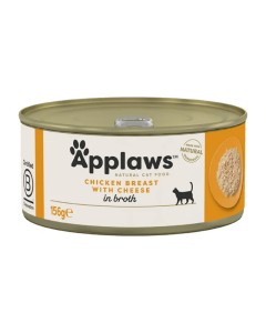 Applaws Cat Στήθος Κοτόπουλο με Τυρί σε Ζωμό Κονσέρβα 156gr