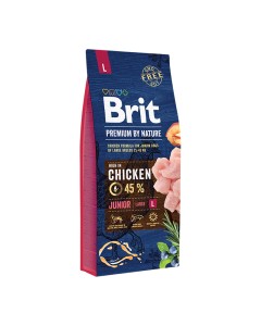 Brit Premium By Nature Junior Large 15kg