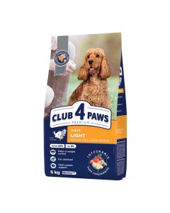 Club 4 Paws Adult Medium/Large Light Turkey 5kg