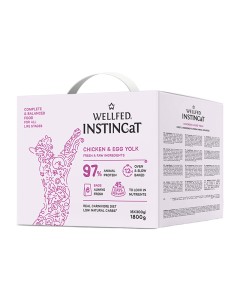 Wellfed InstinCat Chicken & Egg Yolk 1.8kg
