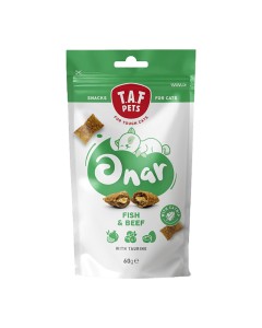 Taf Pets Onar Fish & Beef 60gr Λιχουδιές Γάτας με Ψάρι & Βοδινό