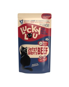 Lucky Lou LifeStage Senior Πουλερικά & Βοδινό 125gr