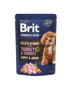 Brit Premium By Nature Puppy Turkey & Carrots 85gr