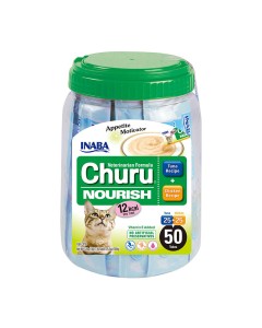 Inaba Churu Nourish Λιχουδιές Γάτας με Τόνο & Κοτόπουλο 50τμχ