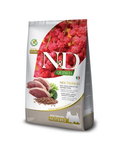 N&D Quinoa Dog Neutered Adult Mini Με Πάπια 2.5kg