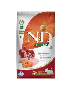 N&D Pumpkin Dog Adult Mini με Κοτόπουλο, Κολοκύθα & Ρόδι 7kg