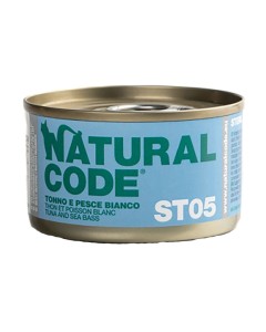 Natural Code Sterilised Τόνος & Λευκά Ψάρια 85gr