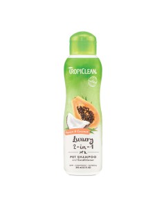 Tropiclean Σαμπουάν & Μαλακτικό Papaya & Coconut 355ml
