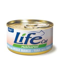 Life Cat με Τόνο & Λευκό Ψάρι 85gr
