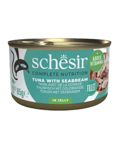 Schesir Cat Τόνος & Τσιπούρα σε Ζελέ 85gr