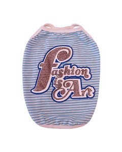 Pet Μπλούζα Σκύλου Fashion Is Art Μπλε L 27cm
