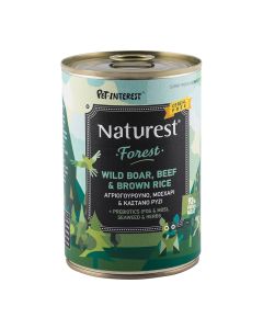 Naturest Forest Αγριόχοιρος, Μοσχάρι & Καστανό Ρύζι 400gr