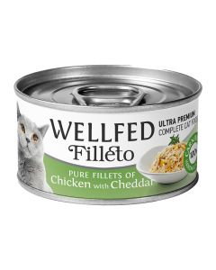 Wellfed Filleto Φιλετάκια Κοτόπουλο & Τυρί 70gr
