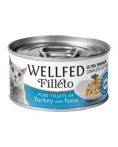 Wellfed Filleto Φιλετάκια Γαλοπούλα & Τόνος 70gr