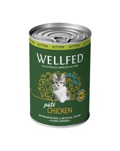 Wellfed Kitten Κοτόπουλο σε Πατέ 400gr