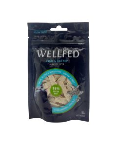 Wellfed Λιχουδιές με Ψάρι & Catnip 50gr