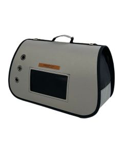 Woofmoda Τσάντα Μεταφοράς Σκύλου - Γάτας Γκρι IATA 17x40x25cm