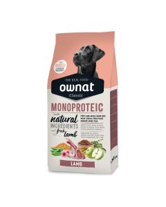 Ownat Classic Dog Monoproteic Αρνί 12kg