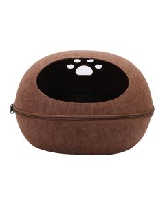 Pet Φωλιά Σκύλου-Γάτας Καφέ 50x38x22cm