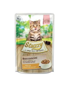 Stuzzy Kitten Pouch Κοτόπουλο Κομματάκια 85gr