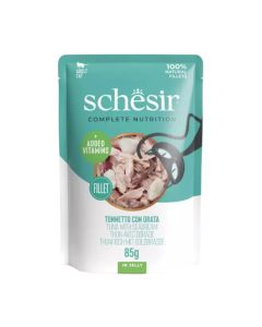Schesir Cat Pouch Τόνος & Τσιπούρα σε Ζελέ 85gr