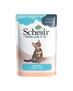 Schesir Kitten Pouch Τόνος σε Ζελέ 85gr