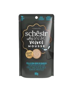Schesir Cat After Dark Pouch Μους Κοτόπουλο & Αυγό Ορτυκιού 80gr
