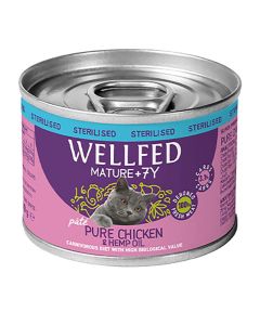 Wellfed Mature +7 Κοτόπουλο & Έλαιο Κάνναβης σε Πατέ 200gr