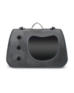 Pet Τσάντα Μεταφοράς Γκρι Σκούρο 40x26x26cm