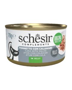 Schesir Cat Τόνος & Καλαμάρι σε Ζελέ 70gr