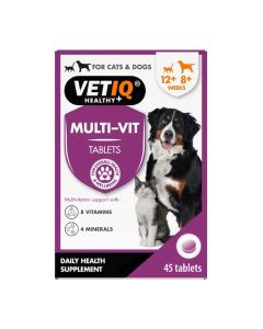 VetIQ Multivit Cats & Dogs Πολυβιταμινούχο 45tabs
