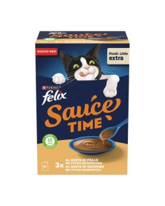 Felix Sauce Time Κοτόπουλο & Γαλοπούλα 6x40gr