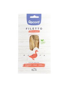 Record Λιχουδιά Σκύλου Steamed Filleto Πάπια 25gr