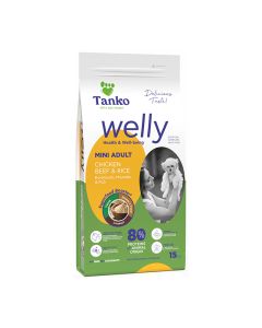 Welly Dog Adult Mini Chicken, Beef & Rice 15kg