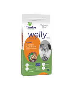 Welly Dog Adult Chicken, Beef & Rice 15kg