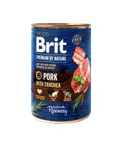 Brit Premium By Nature Dog Cans Pork With Trachea 400gr