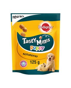 Pedigree Tasty Minis Junior με Κοτόπουλο 125gr