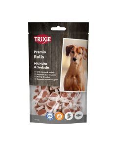 Trixie Λιχουδιές Premio Rolls με Κοτόπουλο & Μπακαλιάρο 75gr