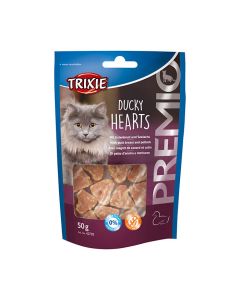 Trixie Hearts Λιχουδιές Γάτας με Πάπια & Μπακαλιάρο 50gr