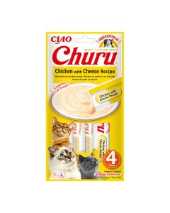 Inaba Churu Λιχουδιές Γάτας με Κοτόπουλο & Τυρί 56gr
