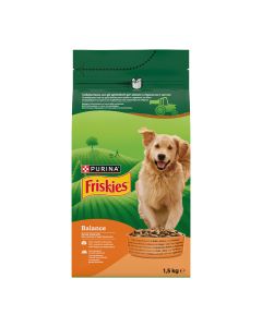 Friskies Dog Balance Adult Κοτόπουλο & Λαχανικά 1.5kg