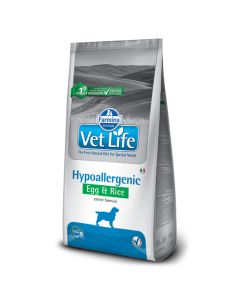 Vetlife Dog Hypoallergenic με Αυγό & Ρύζι 2kg